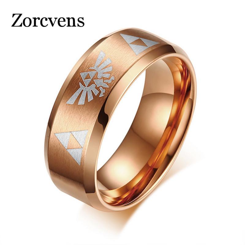 ZORCVENS 2021 Men's Women's The Legend Of Zelda Triforce Ring stainless steel Steel Bezel Costume Bague Jewelry gift
ZORCVENS 2021 Men's Women's The Legend Of Zelda Triforce Ring stainless steel Steel Bezel Costume Bague Jewelry gift