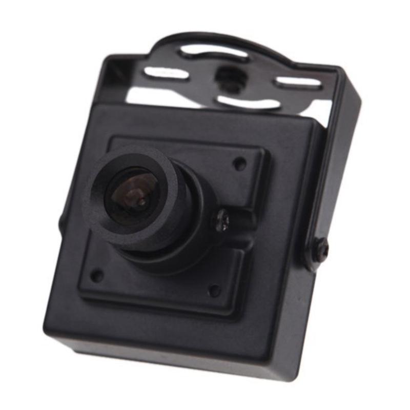 

Mini HD 700TVL 1/3" CMOS NTSC 3.6mm MTV Board Lens Mini CCTV Security Video FPV Color Camera, Black