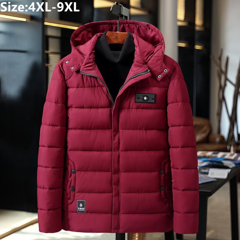 Winter Parka Men Jacket Plus Size 5XL 6XL 7XL 8XL 9XL Thick Warm Mens Black Red Coat Male Loose Hooded Warm Coats Big Clothes, Red color
Winter Parka Men Jacket Plus Size 5XL 6XL 7XL 8XL 9XL Thick Warm Mens Black Red Coat Male Loose Hooded Warm Coats Big Clothes, Red color