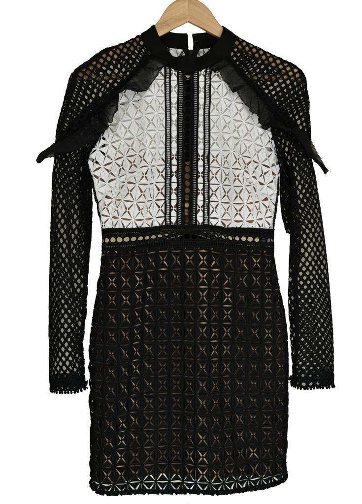 Long Sleeves Crew Neck Lace Lady Dress Fashion Women Brand Design Embroidery One Piece Dress MBLO30Z624, Black
Long Sleeves Crew Neck Lace Lady Dress Fashion Women Brand Design Embroidery One Piece Dress MBLO30Z624, Black