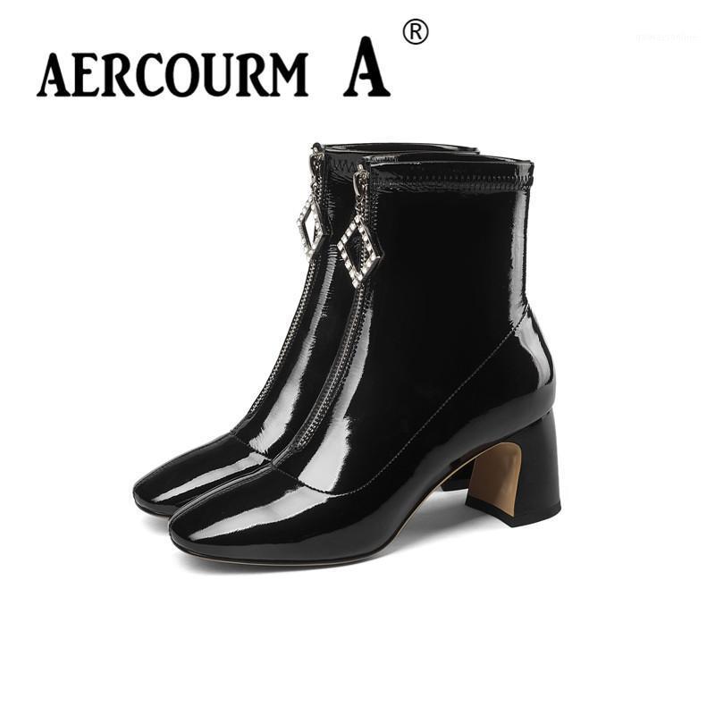 Aercourm A 2021 Women Ankle Winter Boots Rhinestone Solid Color Boots Lady Black Shoes Patent Leather Short Plush Shoes1
Aercourm A 2021 Women Ankle Winter Boots Rhinestone Solid Color Boots Lady Black Shoes Patent Leather Short Plush Shoes1