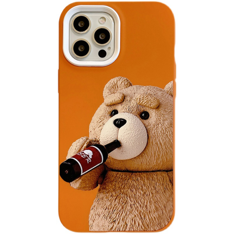 PD01 Silicone cute cartoon cases for iphone 13promax soft drink-bear back cover cell phone case
PD01 Silicone cute cartoon cases for iphone 13promax soft drink-bear back cover cell phone case
