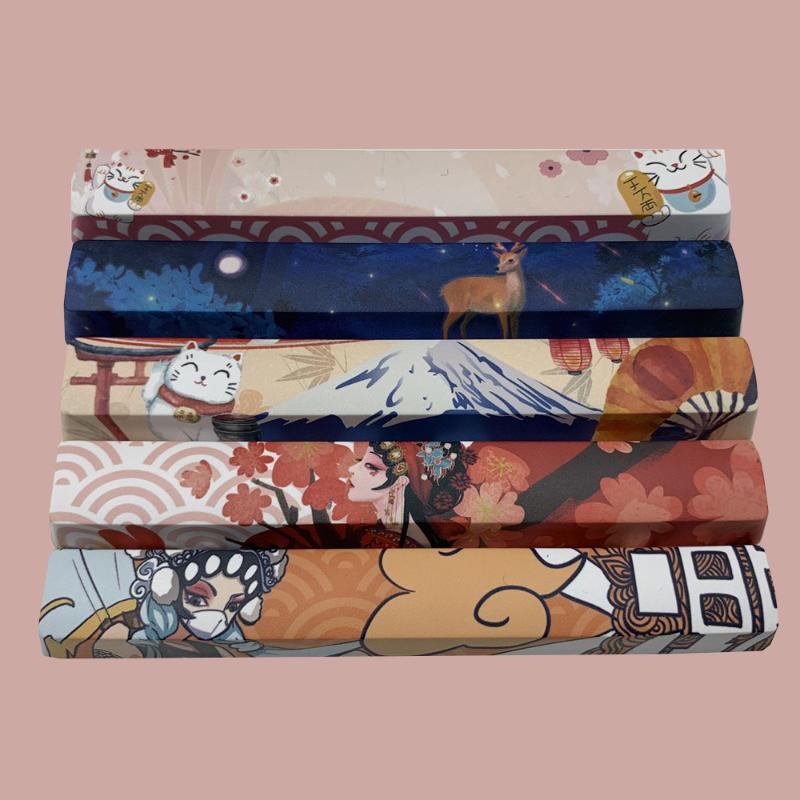 DYE Sublimation Craft 6.25U PBT Space Keycaps Mechanical Keyboard For Cherry FIlco IKBC RK GH60 GK61 GK64 K70 K65
DYE Sublimation Craft 6.25U PBT Space Keycaps Mechanical Keyboard For Cherry FIlco IKBC RK GH60 GK61 GK64 K70 K65