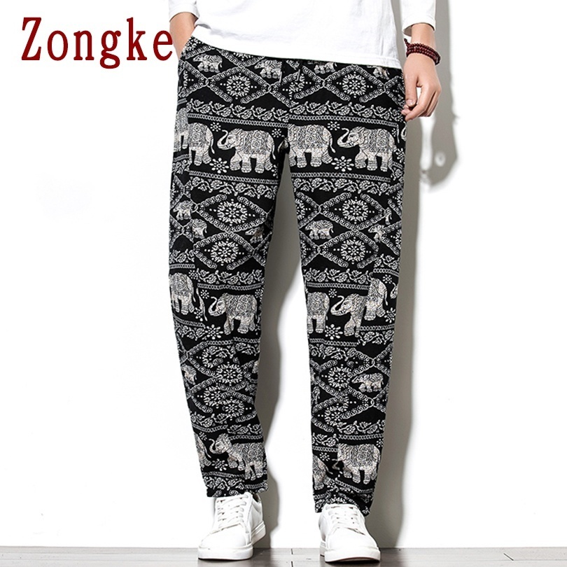 Zongke Japan Style Harem Pants Men Joggers Sweatpants Japanese Streetwear Men Pants Trousers Work Mens Pants M5XL 201110