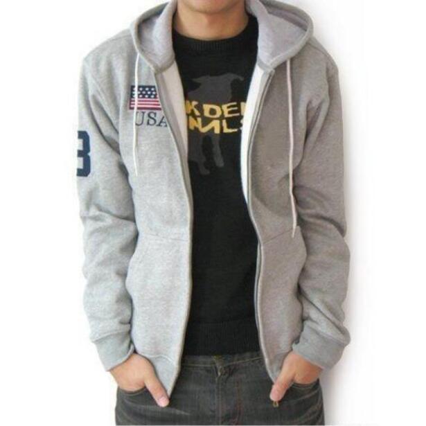 Hot Sale Men's Hooded Polo Sweatshirts USA Flag Printed Big Horse Embroidery Zip Long Sleeve Cardigan Fleece Hoodies Solid Coat Size S-XXL, Extra shipping fee (no sell)
Hot Sale Men's Hooded Polo Sweatshirts USA Flag Printed Big Horse Embroidery Zip Long Sleeve Cardigan Fleece Hoodies Solid Coat Size S-XXL, Extra shipping fee (no sell)