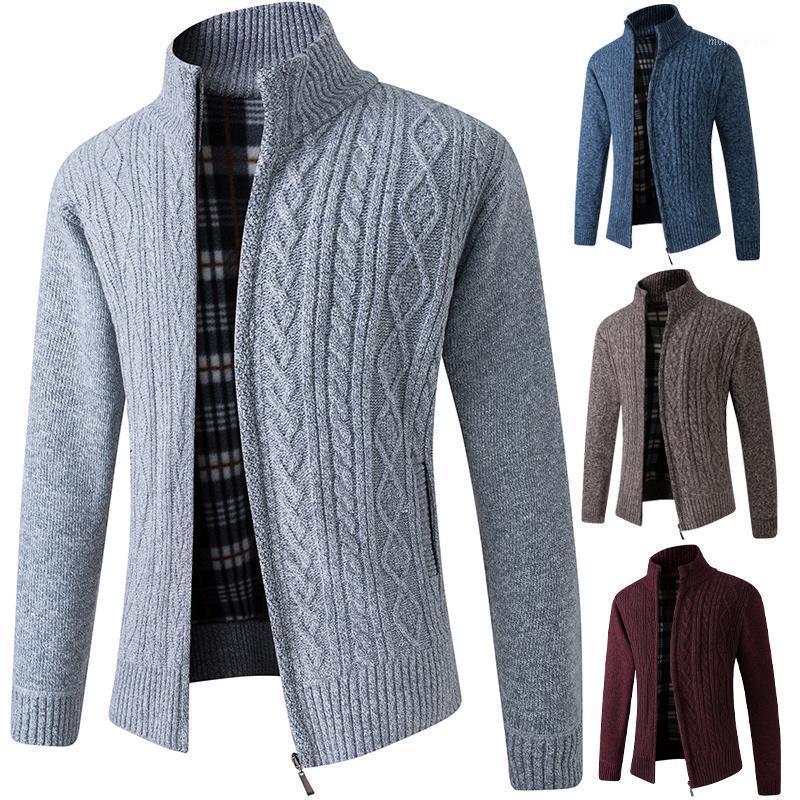New autumn and winter men's jacket stand collar solid color young and middle-aged Plush thickened jacket cardigan fashion casual1, 8816dark grey
New autumn and winter men's jacket stand collar solid color young and middle-aged Plush thickened jacket cardigan fashion casual1, 8816dark grey