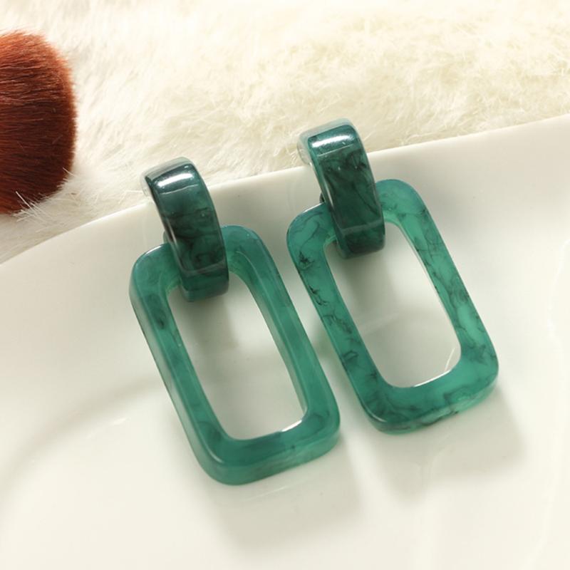 Green Color Acrylic Rectangle Drop Dangle Earring for Girl Hollow Geometric Pendant Earrings Statement Jewelry
Green Color Acrylic Rectangle Drop Dangle Earring for Girl Hollow Geometric Pendant Earrings Statement Jewelry