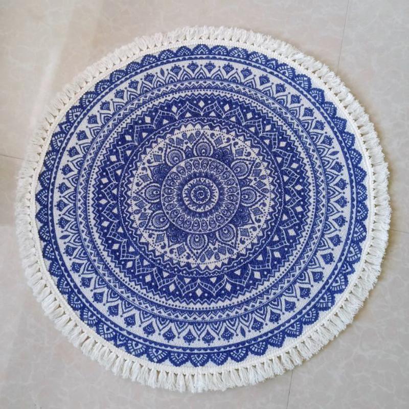 Cilected Nordic Round Carpet For Living Room Cotton Linen Boho Tassel Area Rugs Anti-Slip Floor Mat Prayer Mandala Carpet, More colors
Cilected Nordic Round Carpet For Living Room Cotton Linen Boho Tassel Area Rugs Anti-Slip Floor Mat Prayer Mandala Carpet, More colors