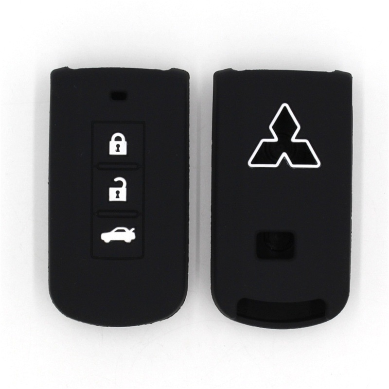 Auto Key Cover Silicone Soft Keys Covers For MITSUBISHI OUTLANDER 3 ASX Colt Lancer 10 EX Grandis Pajero Sport Remote Key Protection Case