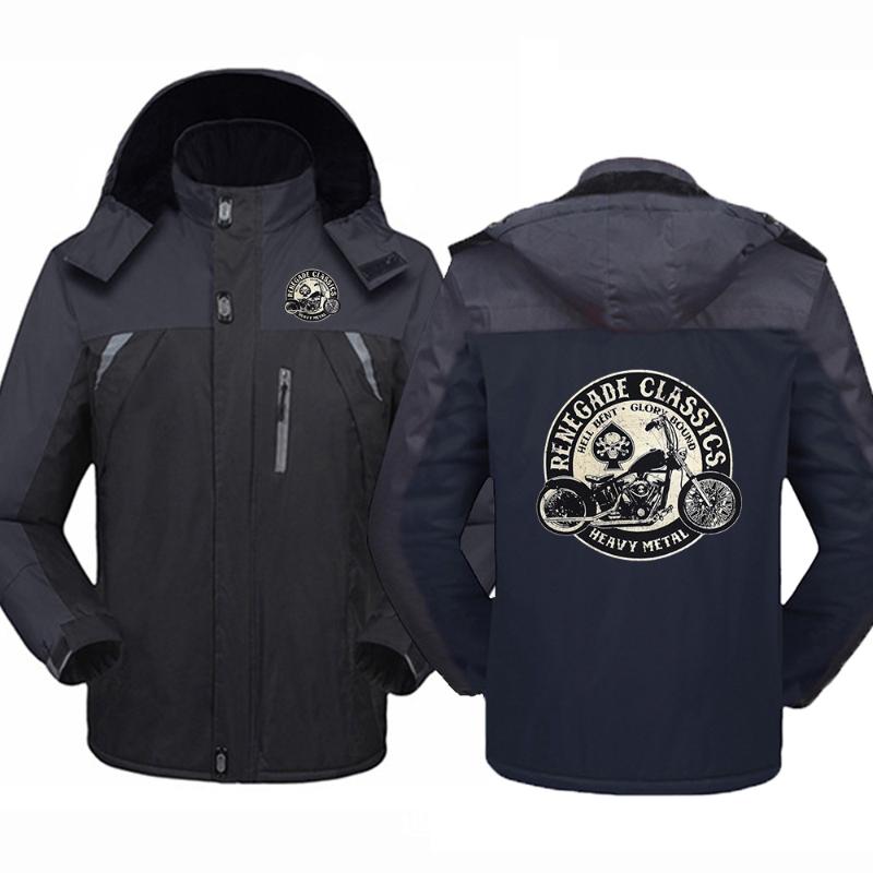 Men's Hoodies & Sweatshirts Winter Jacket Men Thick Velvet Warm Coat Vintage Glory Bounds Motorcycle USA Windproof Hooded Casual Mountaineer, Black
Men's Hoodies & Sweatshirts Winter Jacket Men Thick Velvet Warm Coat Vintage Glory Bounds Motorcycle USA Windproof Hooded Casual Mountaineer, Black