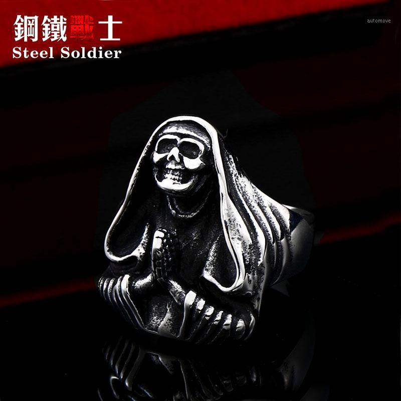 Steel soldier wholesale punk rock man stainless steel witch ring for women 316l stainless jewelry1
Steel soldier wholesale punk rock man stainless steel witch ring for women 316l stainless jewelry1