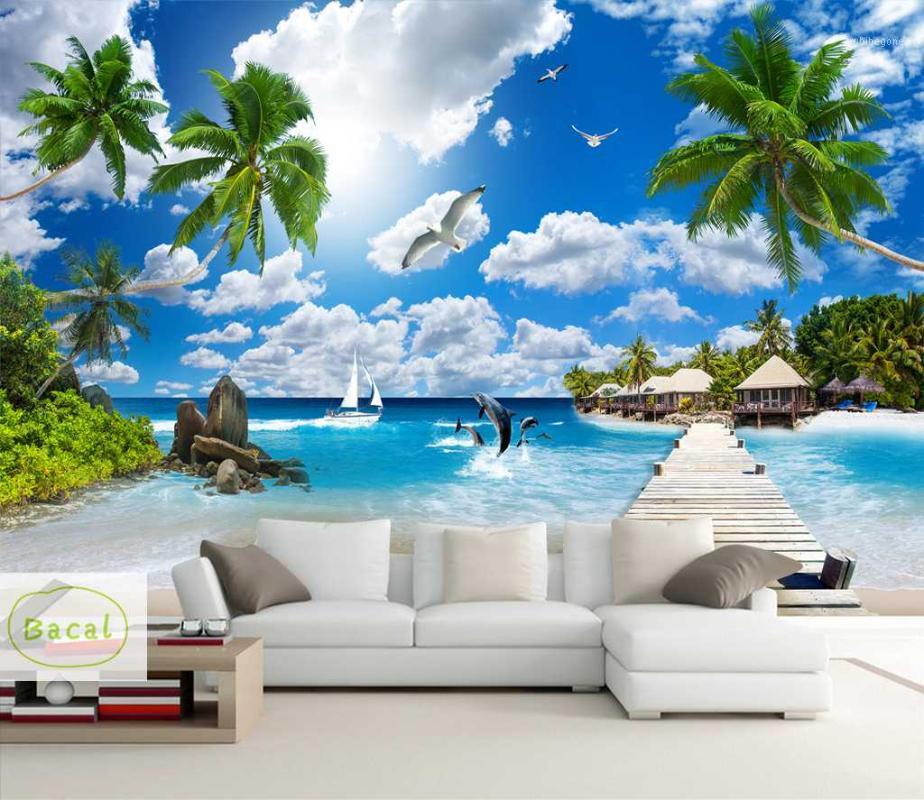 Bacal Custom 3D Photo Wallpaper Balcony Sandy Beach Sea View 5D Living Room Sofa TV Background Wall Mural Wallpaper Home Decor1, Red
Bacal Custom 3D Photo Wallpaper Balcony Sandy Beach Sea View 5D Living Room Sofa TV Background Wall Mural Wallpaper Home Decor1, Red