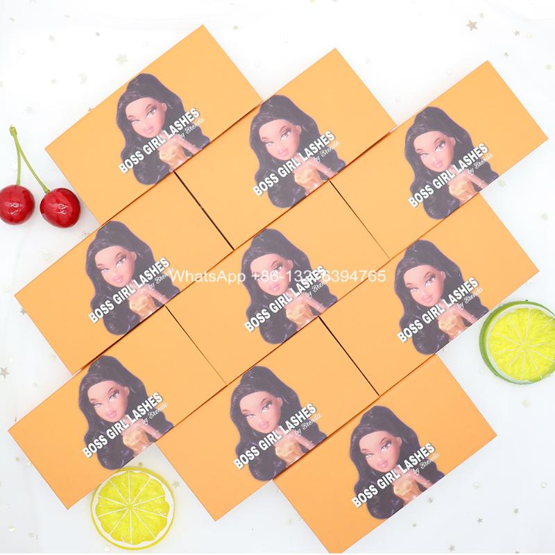 Orange Cartoon Girl Mink Eyelash Box 5D Mink Eyelashes Natural Dramatic Volume Eyelashes Extension Custom Packaging
Orange Cartoon Girl Mink Eyelash Box 5D Mink Eyelashes Natural Dramatic Volume Eyelashes Extension Custom Packaging