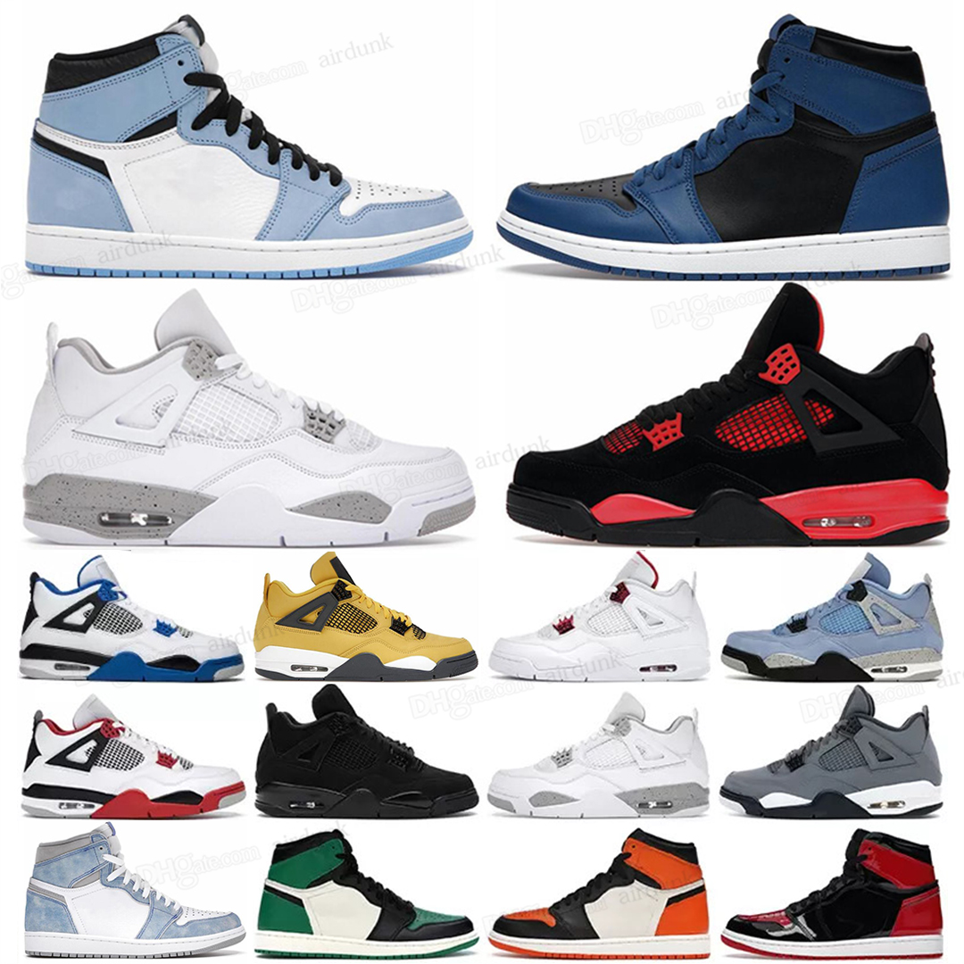 2022 Men Women Basketball Shoes 4 4s Red Thunder Sail Black Cat White Oreo Tour Yellow 1s Dark Marina Blue Mocha University Obsidian Patent Bred Mens Sneakers Size 36-47, I need look other product
2022 Men Women Basketball Shoes 4 4s Red Thunder Sail Black Cat White Oreo Tour Yellow 1s Dark Marina Blue Mocha University Obsidian Patent Bred Mens Sneakers Size 36-47, I need look other product