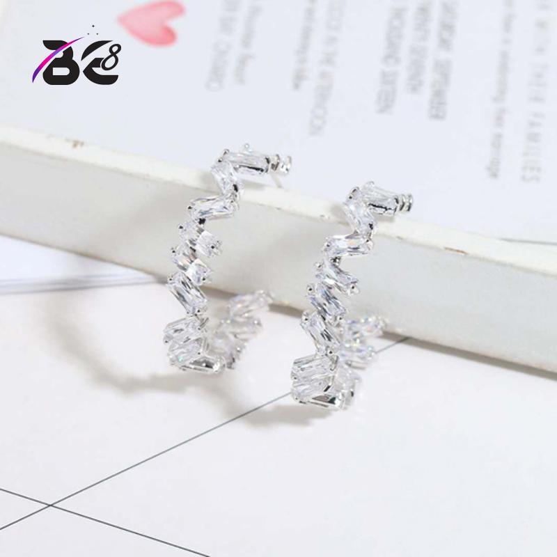 Be 8 Luxury Crystal Cubic Zirconia Hoop Earrings for Women Jewelry Fashion Wedding Brincos Party Hoop Earring Wholesale E607
Be 8 Luxury Crystal Cubic Zirconia Hoop Earrings for Women Jewelry Fashion Wedding Brincos Party Hoop Earring Wholesale E607