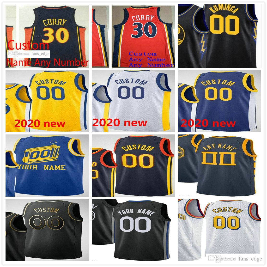 Custom Printed Stephen 30 Klay Curry Thompson 11 James Wiseman Draymond Green Andrew Wiggins Men Woman Kids Youth Basketball Jerseys
Custom Printed Stephen 30 Klay Curry Thompson 11 James Wiseman Draymond Green Andrew Wiggins Men Woman Kids Youth Basketball Jerseys