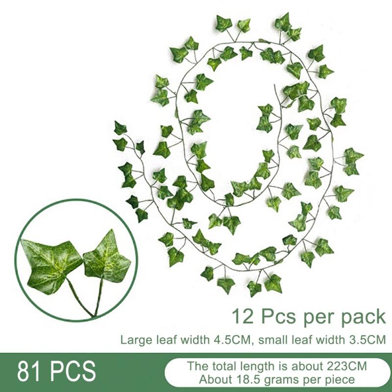 Real Vine Green Radish Grape Leaf Sweet Potato Leaf Wedding Room Garden Winding Arrangement Room Decoration
Real Vine Green Radish Grape Leaf Sweet Potato Leaf Wedding Room Garden Winding Arrangement Room Decoration