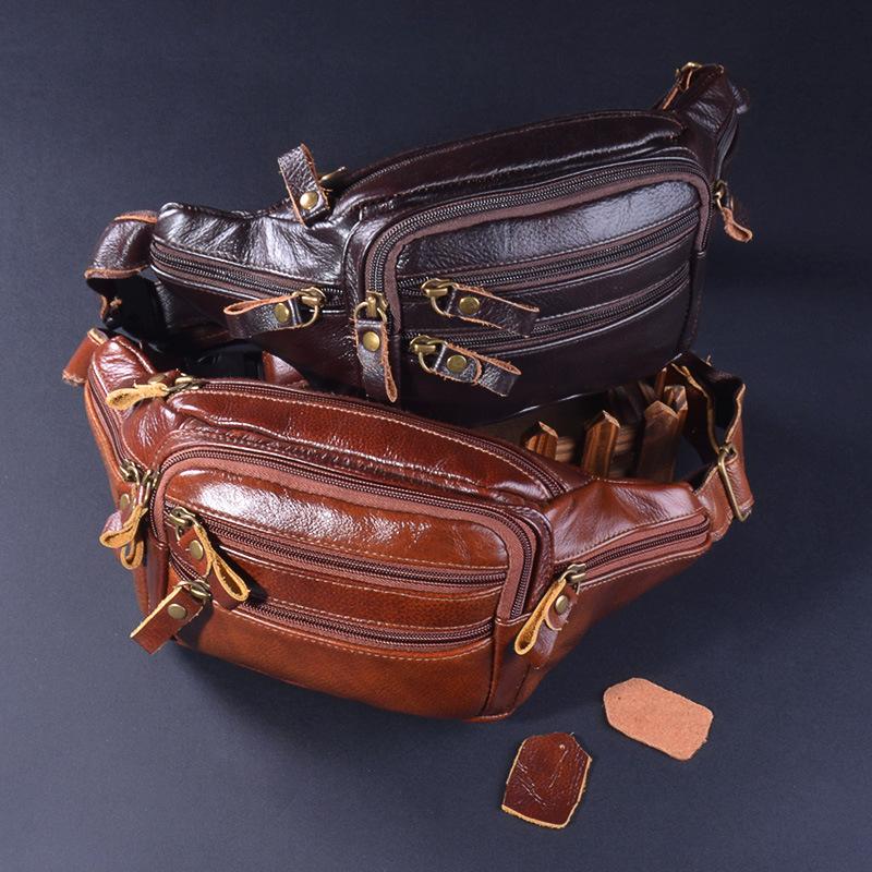 Vintage Genuine Leather Men's Pocket, Full Cowhide Chest Bag, New Outdoor Mobile Phone Bag, Single-shoulder Oblique Bag, Black
Vintage Genuine Leather Men's Pocket, Full Cowhide Chest Bag, New Outdoor Mobile Phone Bag, Single-shoulder Oblique Bag, Black