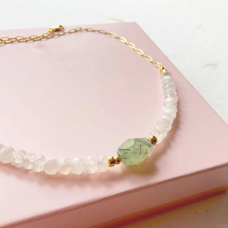 Chokers Creative Design Faceted Crushed Stone Necklace Punk Gold-color Stainless Steel Chain Collar For Women Man Light Green Chok, Golden;silver
Chokers Creative Design Faceted Crushed Stone Necklace Punk Gold-color Stainless Steel Chain Collar For Women Man Light Green Chok, Golden;silver