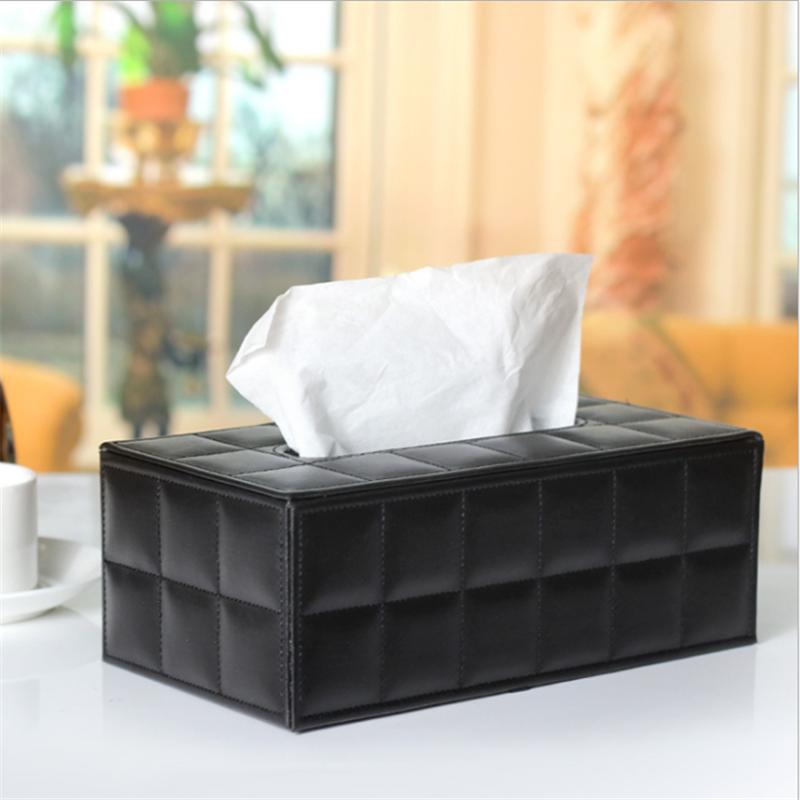 European High-grade PU Tissue Box Durable Rectangle Paper Container Car Home Napkin Storage Desktop Paper Towel Holder
European High-grade PU Tissue Box Durable Rectangle Paper Container Car Home Napkin Storage Desktop Paper Towel Holder