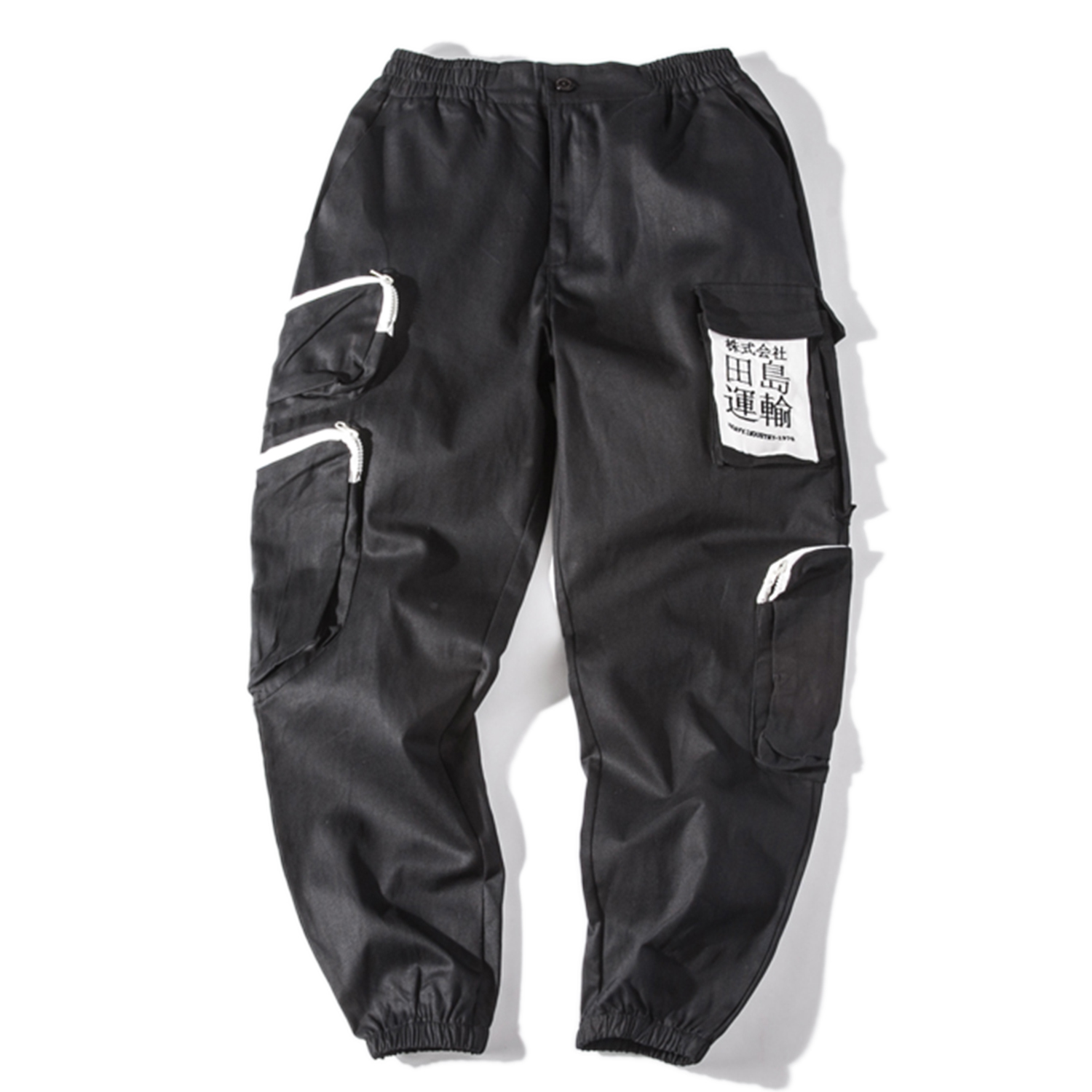 11 BYBB'S DARK Multi Pockets Hip Hop Harem Cargo Pants Men Harajuku Casual Streetwear Sweatpants Joggers Elastic Waist Trousers 201118