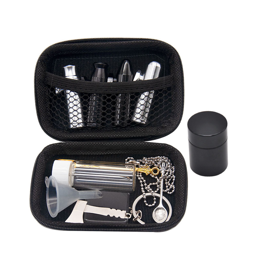 US STOCK Premium Tobacco Bag Set Plastic Smoking Herb Grinder Storage Jar Metal Tin Silicone Smoking Pipe One Hitter Dugout Rolling Machine
US STOCK Premium Tobacco Bag Set Plastic Smoking Herb Grinder Storage Jar Metal Tin Silicone Smoking Pipe One Hitter Dugout Rolling Machine