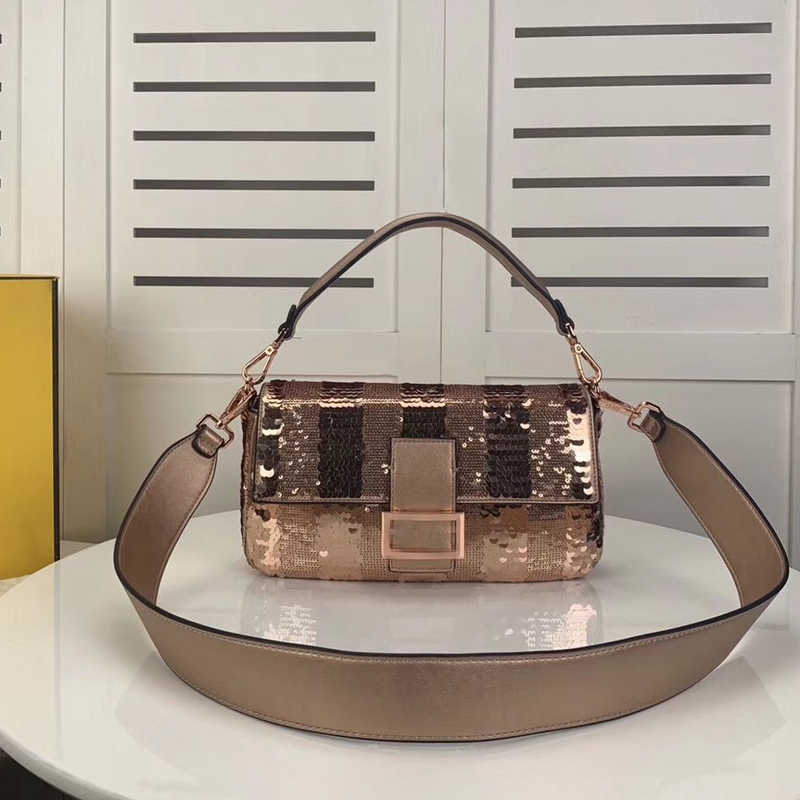 Glitter Sequin Baquette Bags Fashion Flap Handbag Purse Real Leather Crossbody Bag Magnetic Buckle Wide Belt Shoulder Bag Tote Messenger Bag
Glitter Sequin Baquette Bags Fashion Flap Handbag Purse Real Leather Crossbody Bag Magnetic Buckle Wide Belt Shoulder Bag Tote Messenger Bag