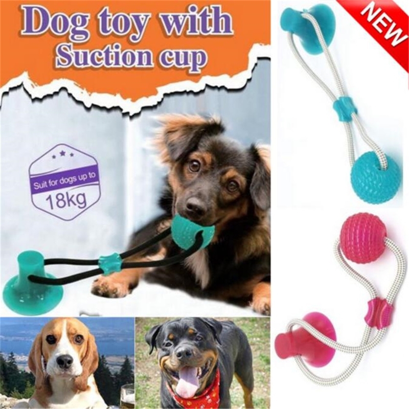 Pet Dog Self-playing Rubber Ball Toy w/ Suction Cup Interactive Molar Chew Toys for Dog Play Puppy TRB Toy Sale Dropshipping Y200330
Pet Dog Self-playing Rubber Ball Toy w/ Suction Cup Interactive Molar Chew Toys for Dog Play Puppy TRB Toy Sale Dropshipping Y200330