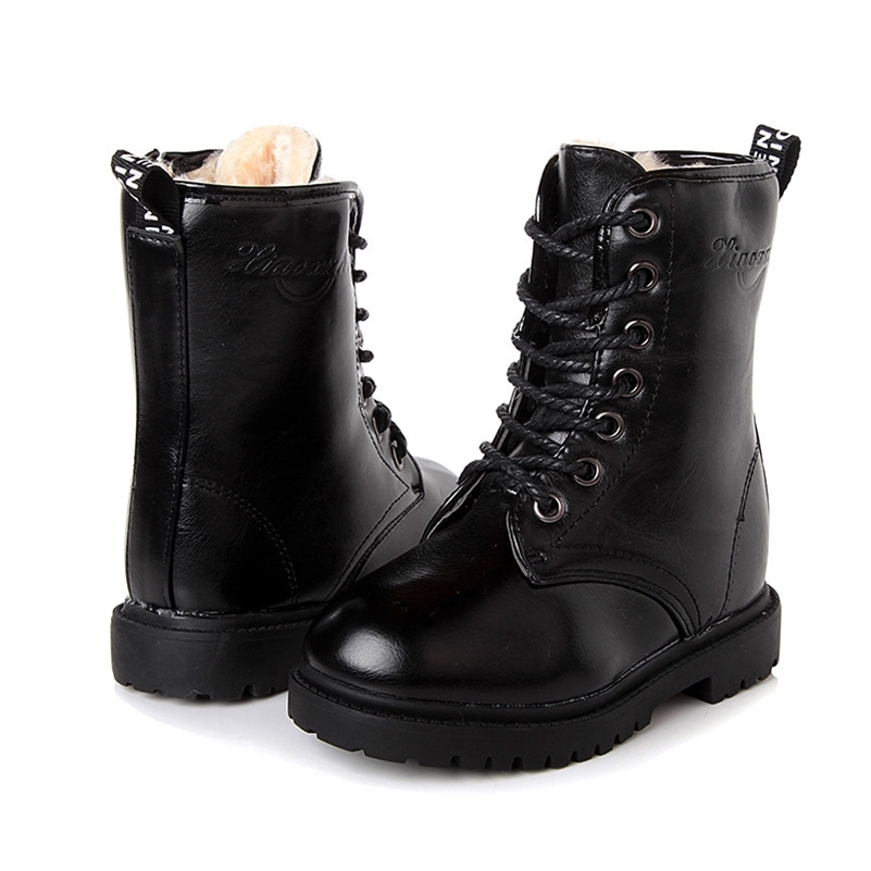 Winter Boots for Girls Leather Shoes Solid Color Kids Martin Boots Plus Velve Teenger Boys Snow Boots Black Size 27-39 SC207 201113, Sc207black
Winter Boots for Girls Leather Shoes Solid Color Kids Martin Boots Plus Velve Teenger Boys Snow Boots Black Size 27-39 SC207 201113, Sc207black