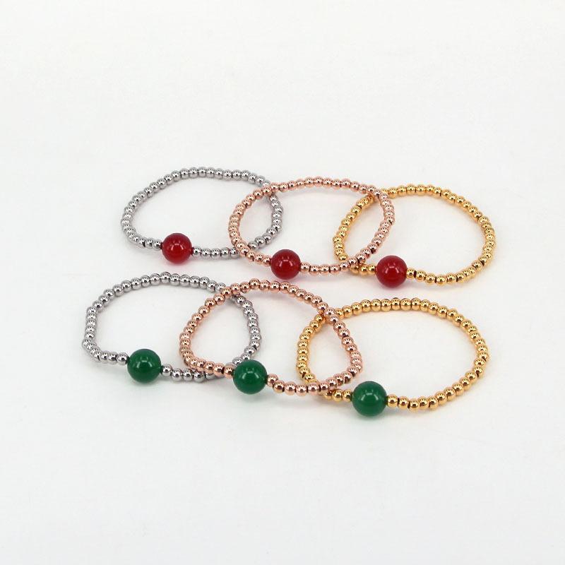 Bangle Fashion Red Green Opal Stainless Steel Small Bead Ball Charm Chain Elastic Spring Bracelet Xmas Woman Girl Party Gift1
Bangle Fashion Red Green Opal Stainless Steel Small Bead Ball Charm Chain Elastic Spring Bracelet Xmas Woman Girl Party Gift1