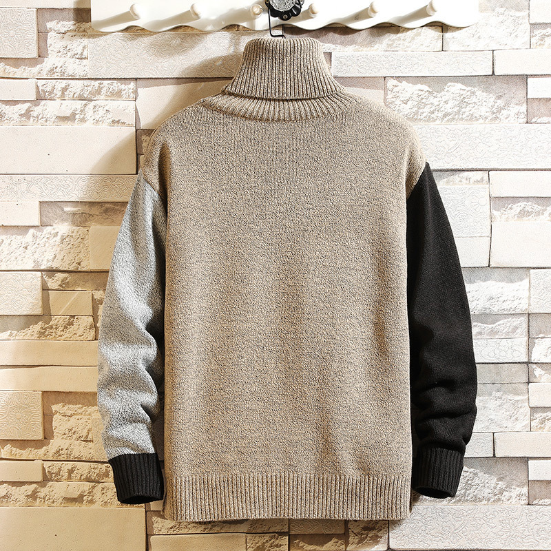 New Men's Sweater Winter Turtleneck Pullover Fashion Sweater Mens Long Sleeve Sweats Ropa De Hombre Plus Size 5X LJ200918