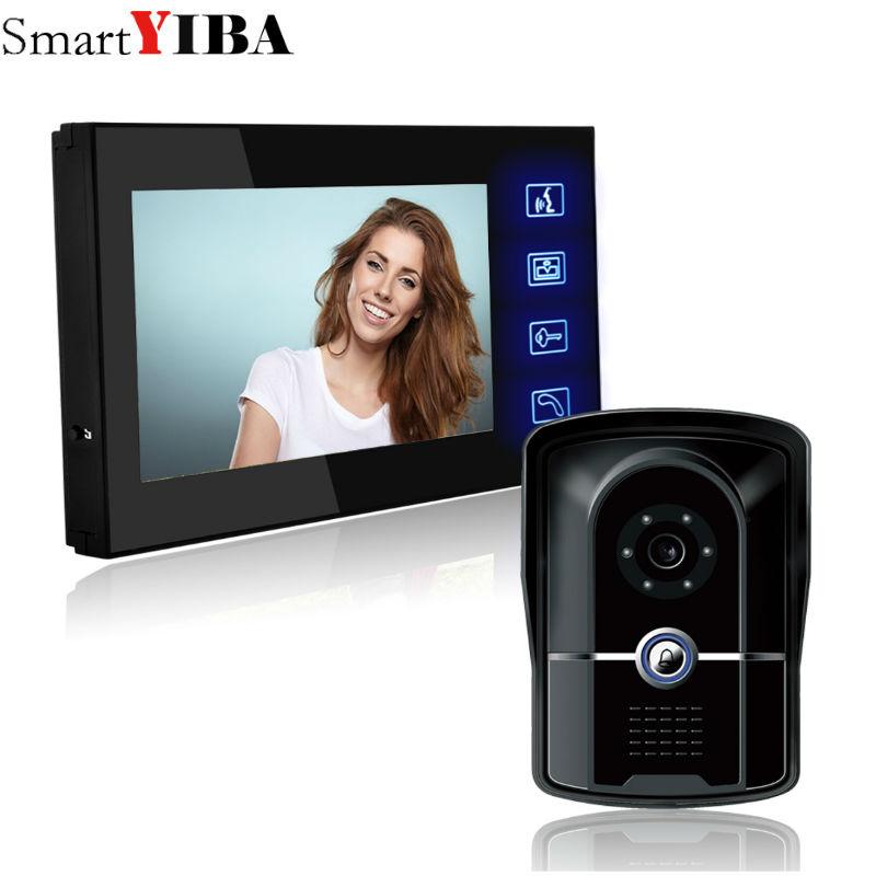 SmartYIBA Home Wired Cheap 7 inch LCD Color Video Door Phone DoorBell Intercom System IR Night vision Camera FREE SHIPPING
SmartYIBA Home Wired Cheap 7 inch LCD Color Video Door Phone DoorBell Intercom System IR Night vision Camera FREE SHIPPING