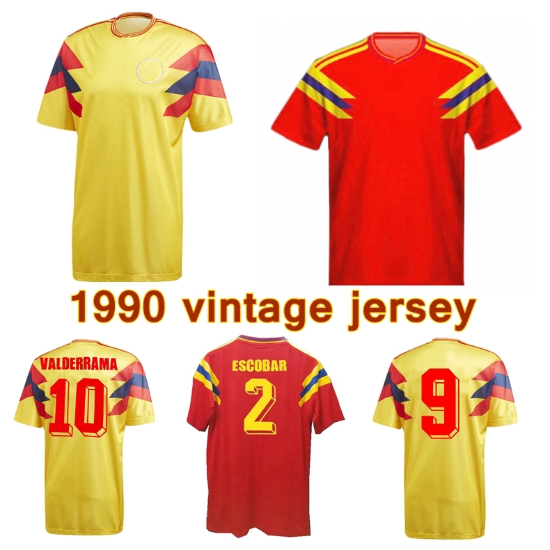 1990 Valderrama retro soccer jersey 90 Rincón Guerrero Escobar vintage classic football shirt, 1990 away jersey
1990 Valderrama retro soccer jersey 90 Rincón Guerrero Escobar vintage classic football shirt, 1990 away jersey