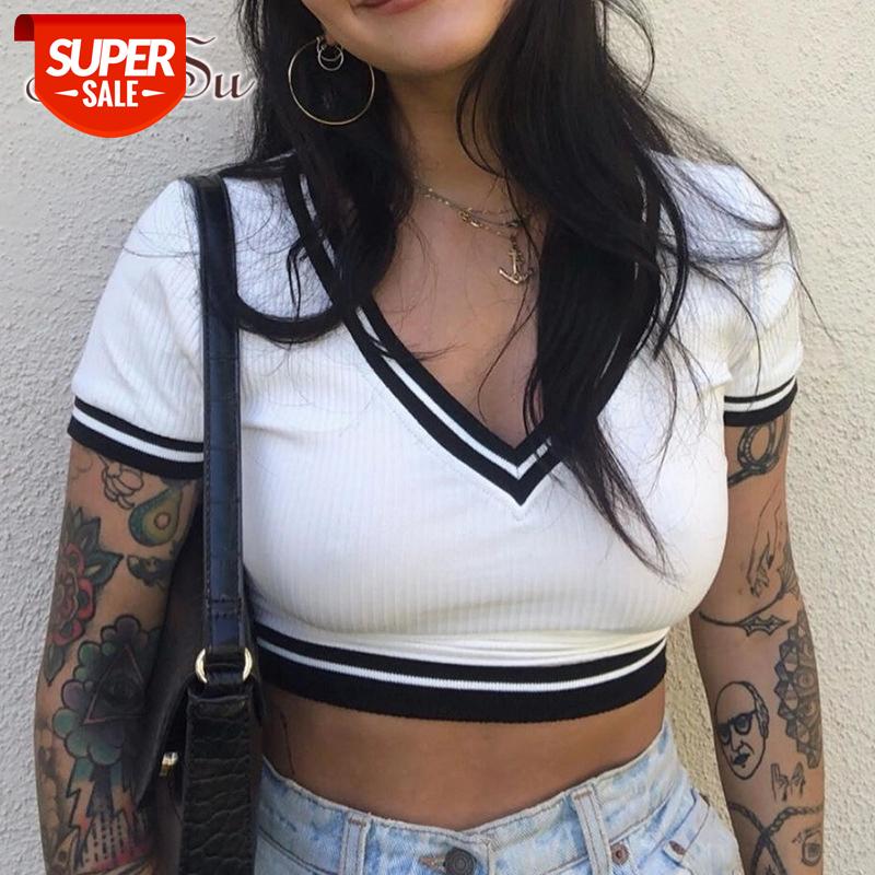 ArtSu Patchwork Strips V Neck Short Sleeve T-shrit Ladies Summer Casual Crop Top T Shirt Women Fashion Tee Shirts ASTS52165 #hs4u, White
ArtSu Patchwork Strips V Neck Short Sleeve T-shrit Ladies Summer Casual Crop Top T Shirt Women Fashion Tee Shirts ASTS52165 #hs4u, White