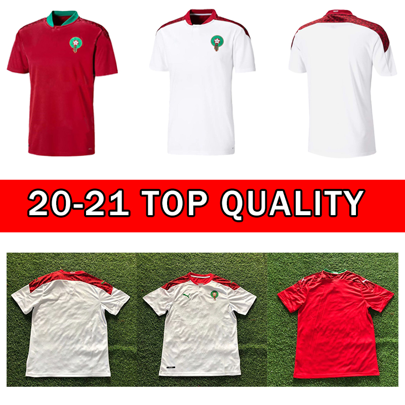 2021 Morocco National Team Mens Soccer Jerseys HAKIMI ZIYECH Home Red Away White Football Shirt SAISS EL- ARABI FAJR EN-NESYRI Short Sleeve
2021 Morocco National Team Mens Soccer Jerseys HAKIMI ZIYECH Home Red Away White Football Shirt SAISS EL- ARABI FAJR EN-NESYRI Short Sleeve