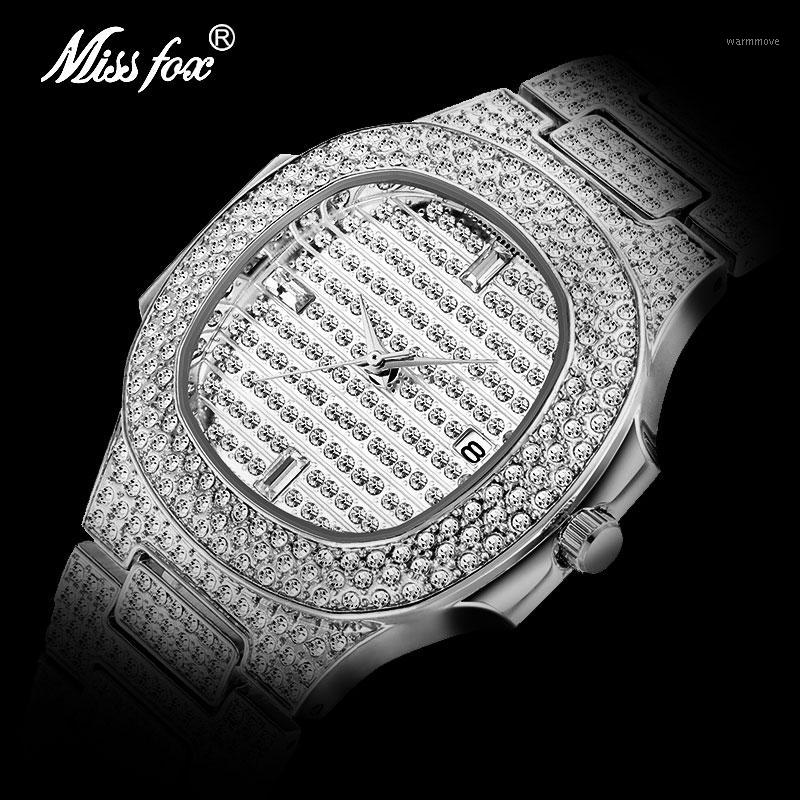 Dropshipping MISSFOX 2020 Men Watch Iced Dial Platinum Watches Man Diamond Waterproof Phlippe Nautilus Watch1, Gold
Dropshipping MISSFOX 2020 Men Watch Iced Dial Platinum Watches Man Diamond Waterproof Phlippe Nautilus Watch1, Gold