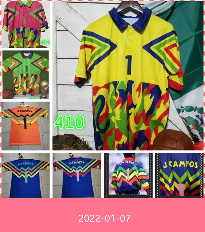 Mexican lunatic goalkeeper Flower butterfly Retro soccer jersey 1 J.CAMPOS ClassicJorgeCampos Football Shirt, Yellow
Mexican lunatic goalkeeper Flower butterfly Retro soccer jersey 1 J.CAMPOS ClassicJorgeCampos Football Shirt, Yellow
