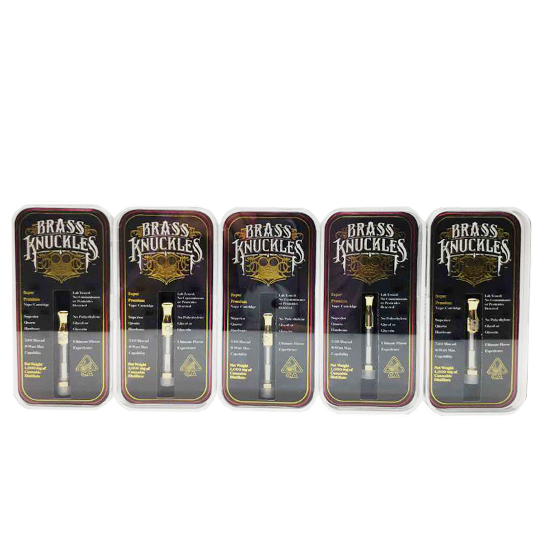 Hot Brass Knuckles Cartridges Pyrex Glass 0.5ml 1.0ml Gold BUD Touch Thick Oil Atomizer Vape Pen Tank Drip Tip Fast Shipping
Hot Brass Knuckles Cartridges Pyrex Glass 0.5ml 1.0ml Gold BUD Touch Thick Oil Atomizer Vape Pen Tank Drip Tip Fast Shipping
