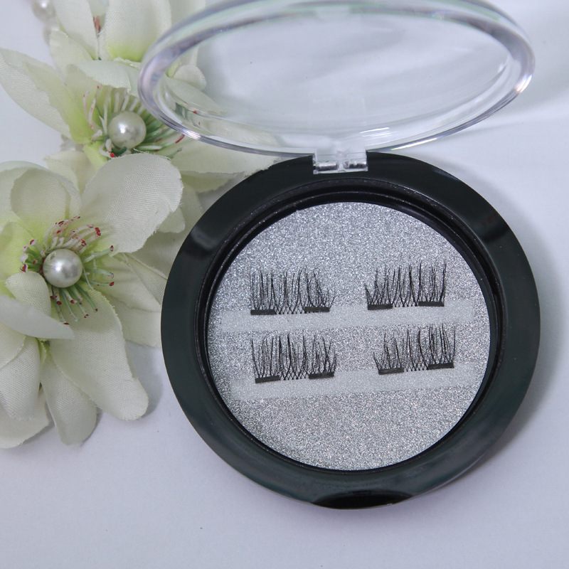 Factory Wholesale 3D Double Magnet False Eyelashes Glue-Free 3D False Eyelashes Double Magnet Eye Lashes 3D05