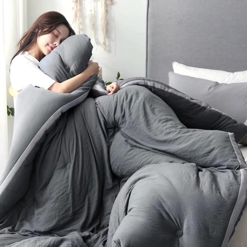 Comforters & Sets Thick Warm Winter Double Space Quilt Single Dormitory Comforter Spring&autumn Duvets Air Conditioning Silk Blanket, As the picture shows
Comforters & Sets Thick Warm Winter Double Space Quilt Single Dormitory Comforter Spring&autumn Duvets Air Conditioning Silk Blanket, As the picture shows