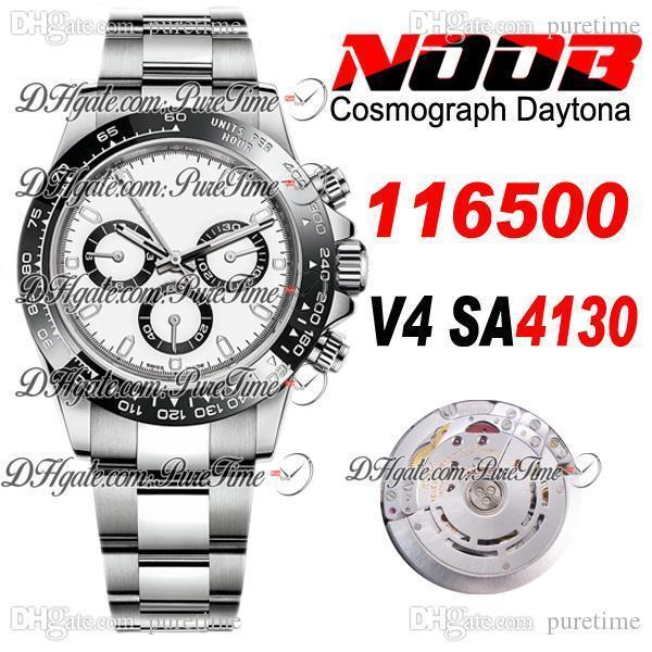 2020 N V4 SA4130 Automatic Chronograph Mens Watch Black Ceramic White Panda Dial 904L Steel Bracelet Best Edition 116500 PTRX Puretime New, Accessories
2020 N V4 SA4130 Automatic Chronograph Mens Watch Black Ceramic White Panda Dial 904L Steel Bracelet Best Edition 116500 PTRX Puretime New, Accessories