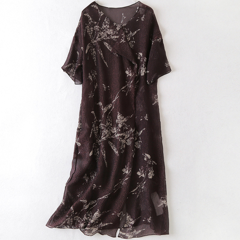 2020 New Products Spring and Summer Simple Dress of Female Casual Silk Long G6du, See chart
2020 New Products Spring and Summer Simple Dress of Female Casual Silk Long G6du, See chart