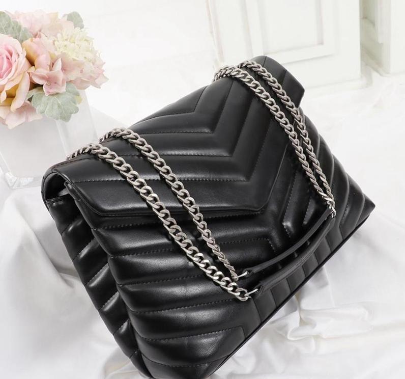 Designer LOU LOU Shoulder bags purses handbags genuine leather women famous crossbody messenger chain LOULOU bag high quality 25cm mrC ysls, Silver chain red bags
Designer LOU LOU Shoulder bags purses handbags genuine leather women famous crossbody messenger chain LOULOU bag high quality 25cm mrC ysls, Silver chain red bags