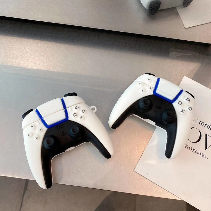 Newest PS 5 For AirPod Pro Case 3D Handle Game Machine Cartoon Soft Silicone Wireless Earphone Cases For Airpods 3 Cover, White+blue+black
Newest PS 5 For AirPod Pro Case 3D Handle Game Machine Cartoon Soft Silicone Wireless Earphone Cases For Airpods 3 Cover, White+blue+black