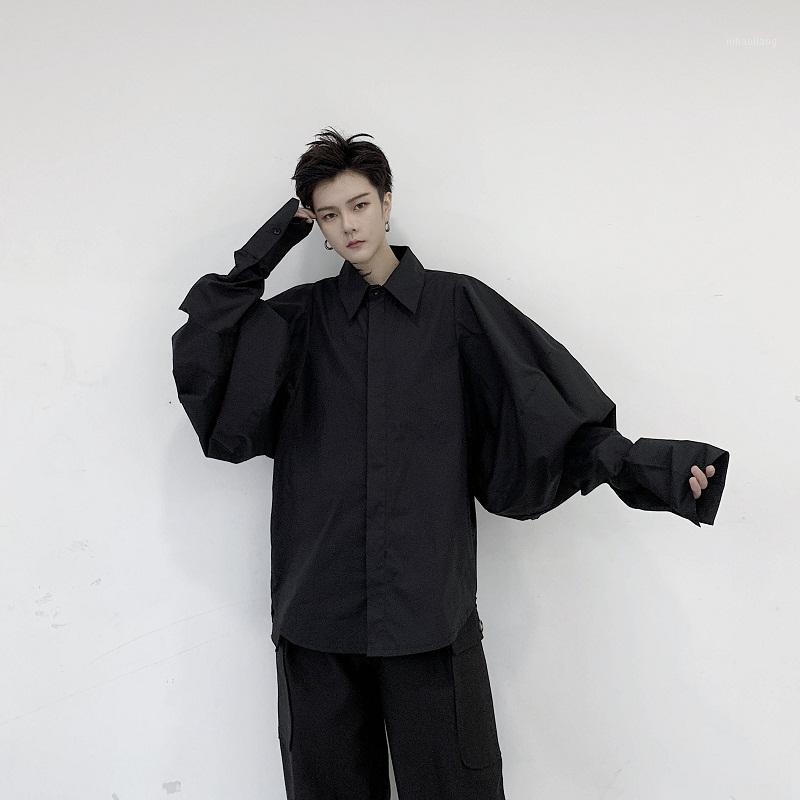 Male Japan Streetstyle Vintage Punk Gothic Loose Dress Shirts Men Retro Fashion Wide Long Sleeve Casual Shirt Stage Clothing1, Black
Male Japan Streetstyle Vintage Punk Gothic Loose Dress Shirts Men Retro Fashion Wide Long Sleeve Casual Shirt Stage Clothing1, Black
