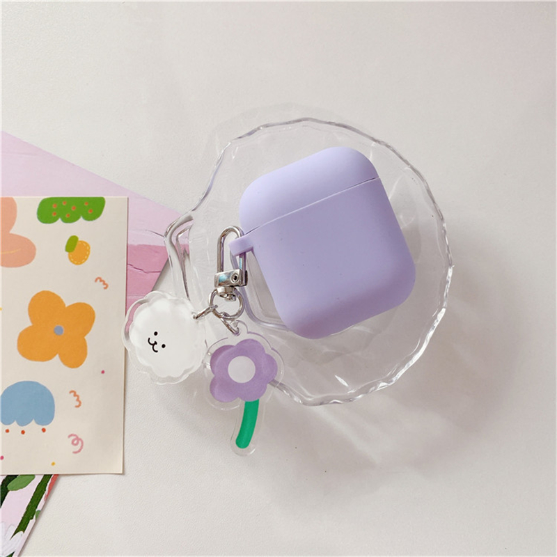 Purple Flowers For Airpods pro Case Liquid Silicone For Apple Airpods2 1 Case Funny Dog Soft Earphone Protect Cover airpods 3 With Keychain
Purple Flowers For Airpods pro Case Liquid Silicone For Apple Airpods2 1 Case Funny Dog Soft Earphone Protect Cover airpods 3 With Keychain