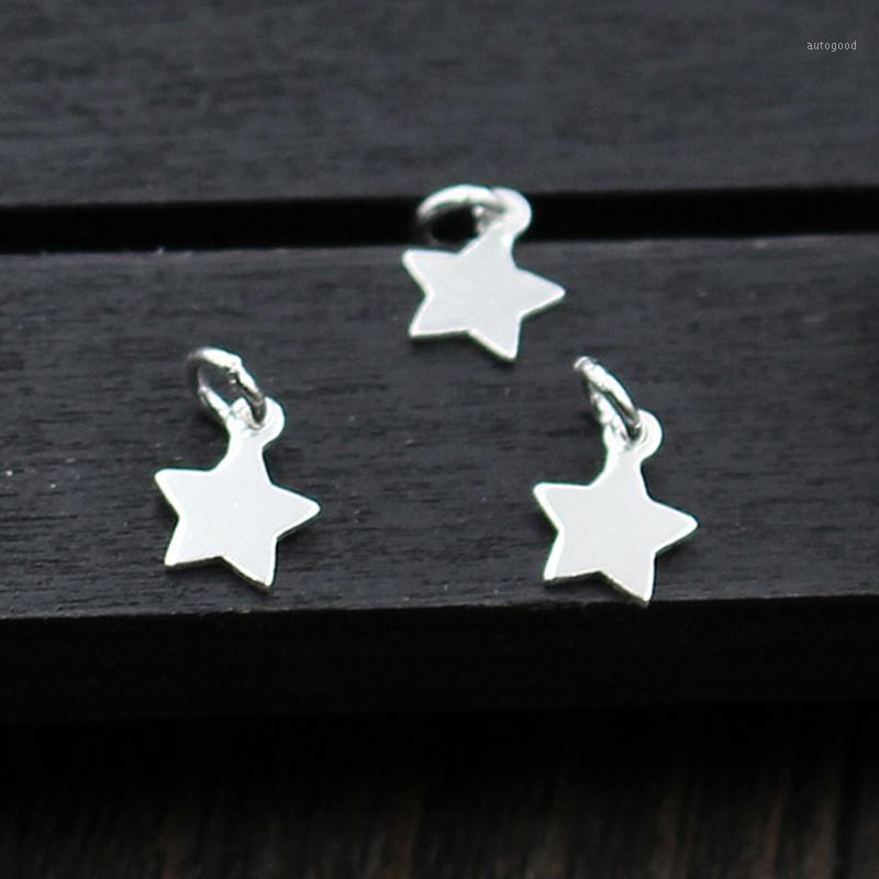 Charms 2pcs Small Silver Tone Glossy Stars 100% 925 Sterling Fancy Bracelets Drop Pendants DIY Jewelry Making Accessories1
Charms 2pcs Small Silver Tone Glossy Stars 100% 925 Sterling Fancy Bracelets Drop Pendants DIY Jewelry Making Accessories1