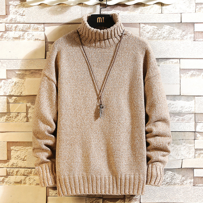 New Men's Sweater Winter Turtleneck Pullover Fashion Sweater Mens Long Sleeve Sweats Ropa De Hombre Plus Size 5X LJ200918
