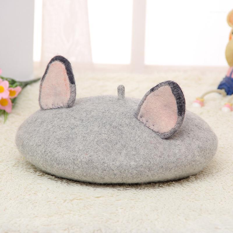 Autumn and Winter 2020 Beret. Maoxing People's Wool Felt Hat. Hand Made Cat Ear Painter Hat Cute Cat Ear Cute Beret1, As pic
Autumn and Winter 2020 Beret. Maoxing People's Wool Felt Hat. Hand Made Cat Ear Painter Hat Cute Cat Ear Cute Beret1, As pic