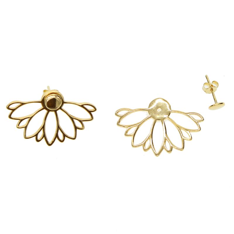 Stud 100% 925 Sterling Silver Classic No Stone Plain Jewelry Spring Filigree Flower Front Back Jacket Earring
Stud 100% 925 Sterling Silver Classic No Stone Plain Jewelry Spring Filigree Flower Front Back Jacket Earring